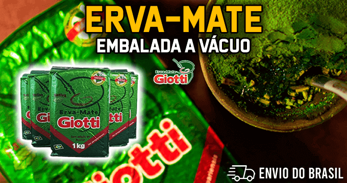 Erva-Mate para Chimarrão Embalada a Vácuo Giotti