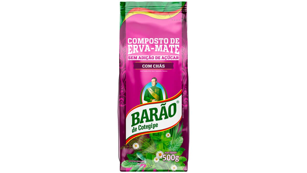 Barão de Cotegipe | Composto de Erva-Mate para Chimarrão com Chás - 500g