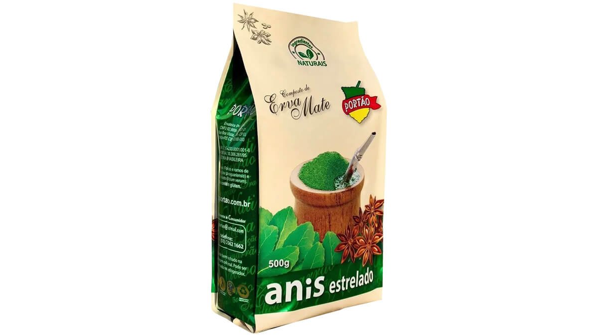 Portão | Composto de Erva-Mate para Chimarrão Anis Estrelado - 500g