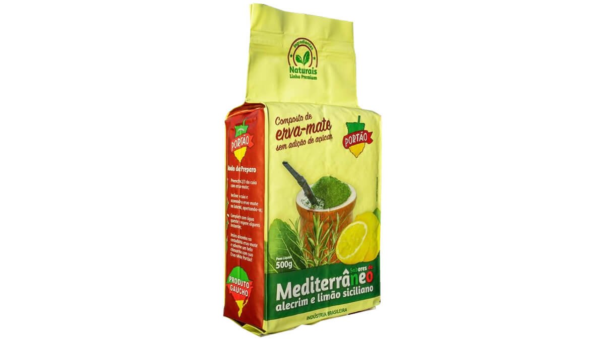 Portão | Composto de Erva-Mate para Chimarrão Mediterrâneo - Vácuo 500g