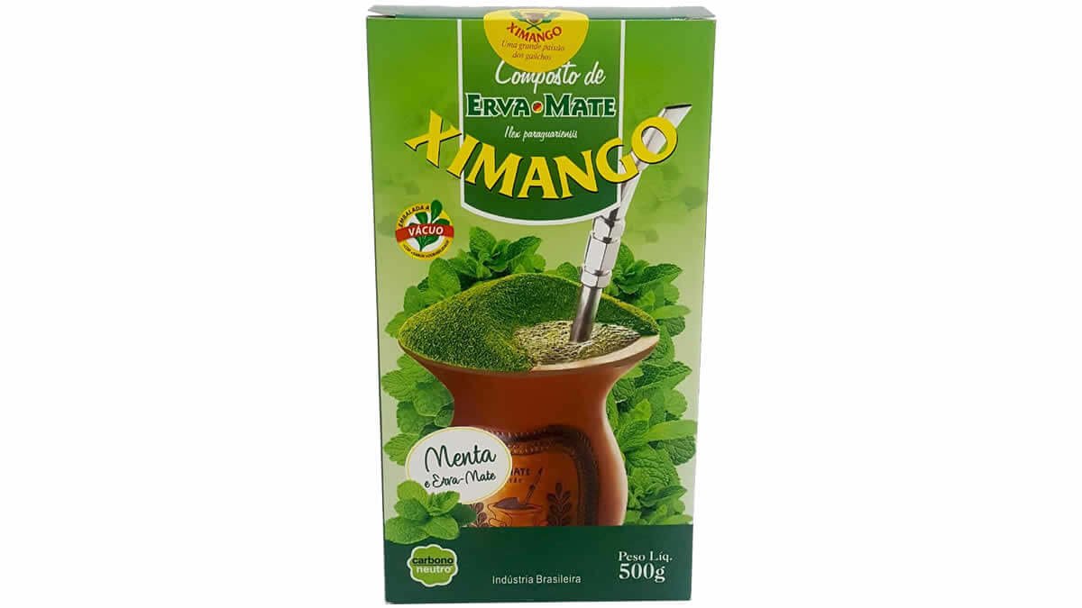 Ximango | Composto de Erva-Mate para Chimarrão Sabor Menta - Vácuo 500g