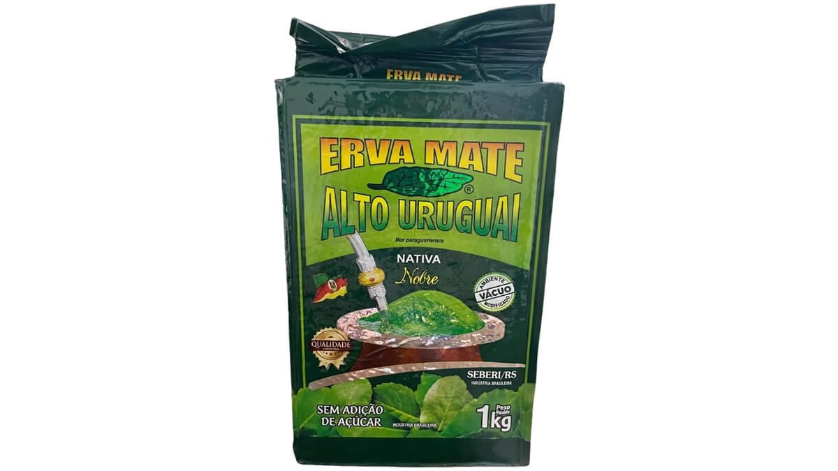 Erva-Mate para Chimarrão Alto Uruguai Nativa Nobre - Vácuo 1kg
