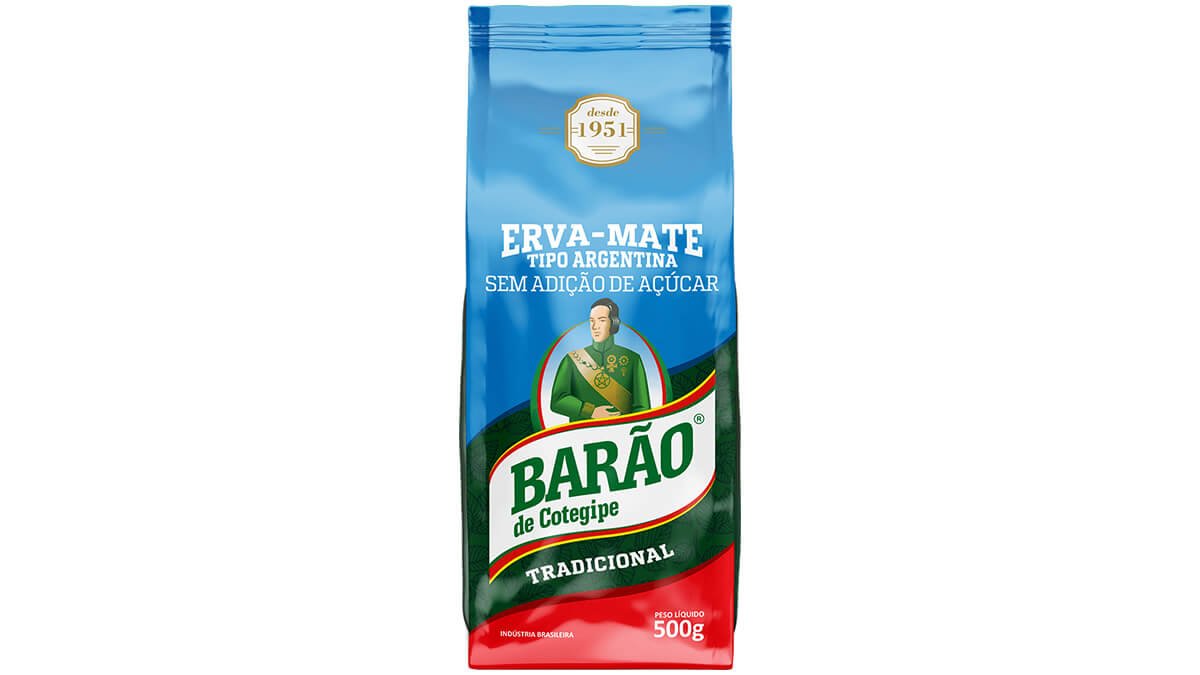 Erva-Mate para Chimarrão Barão de Cotegipe Tipo Argentina - 500g