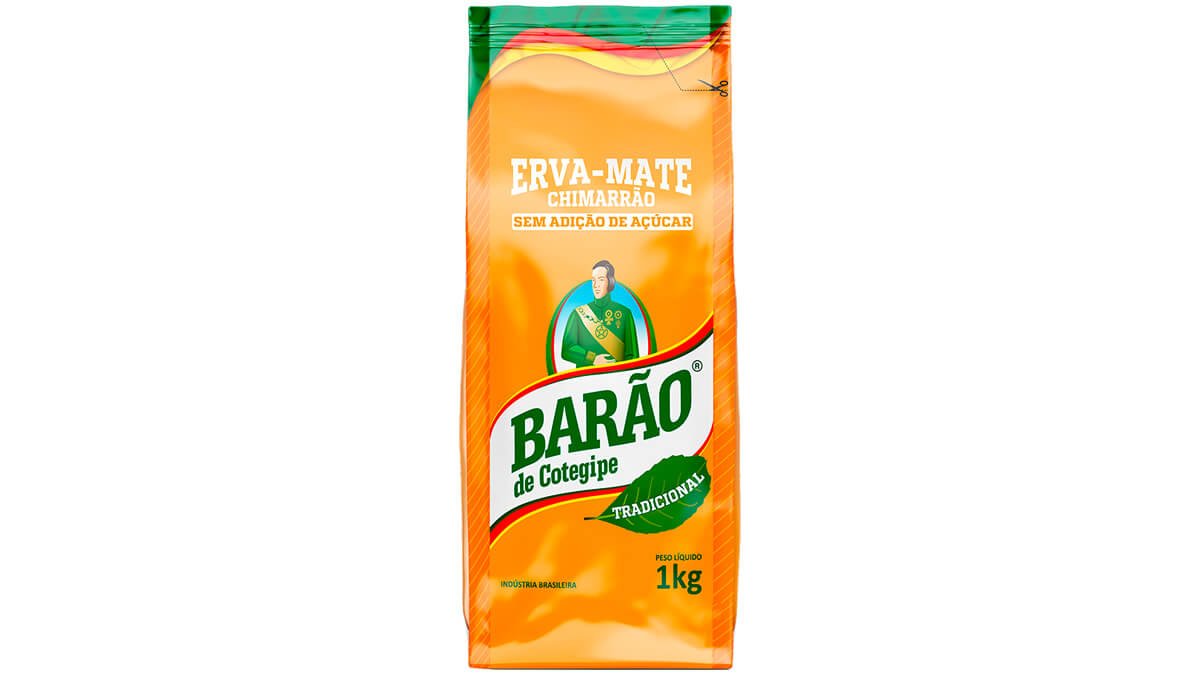 Erva-Mate para Chimarrão Barão de Cotegipe Tradicional - 1kg