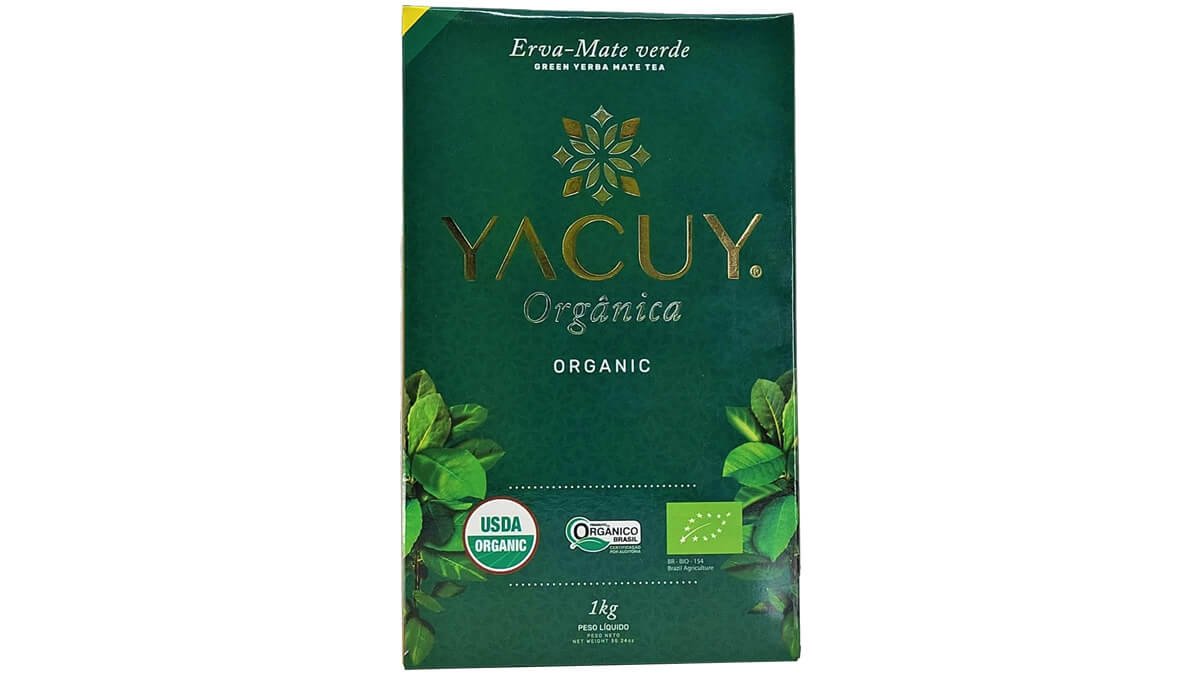 Erva-Mate para Chimarrão Yacuy Verde Orgânica - Vácuo 1kg