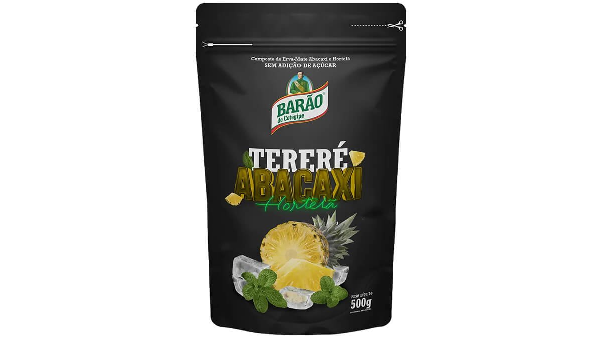 Erva-Mate para Tereré | Barão de Cotegipe Abacaxi e Hortelã - 500g