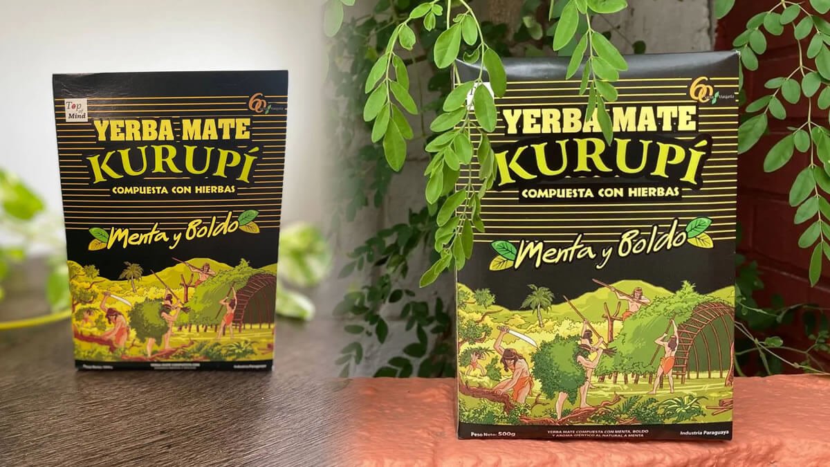 Erva-Mate para Tereré Kurupi sabor Menta e Boldo